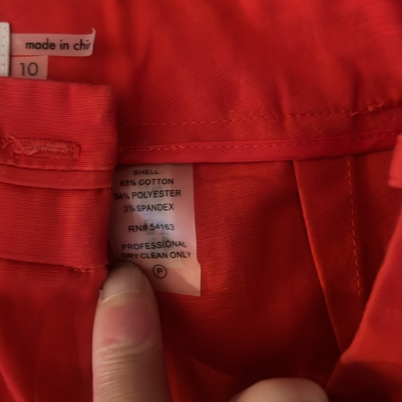 Calvin Klein like new pants, size 10. Bright color perfect for summer - Picture 3 of 5